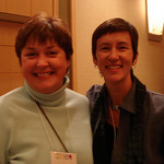Kim Lightle (L), Susan Van Gundy (R)