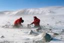 Researchers in Transantarctic Mountains